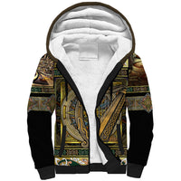 Ireland Shamrock Sherpa Hoodie Celtic Knot Traditional Irish Symbol - Wonder Print Shop