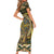 Ireland Shamrock Short Sleeve Bodycon Dress Celtic Knot Traditional Irish Symbol - Wonder Print Shop