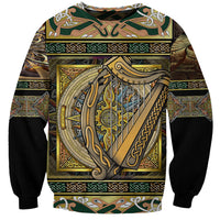 Ireland Shamrock Sweatshirt Celtic Knot Traditional Irish Symbol - Wonder Print Shop