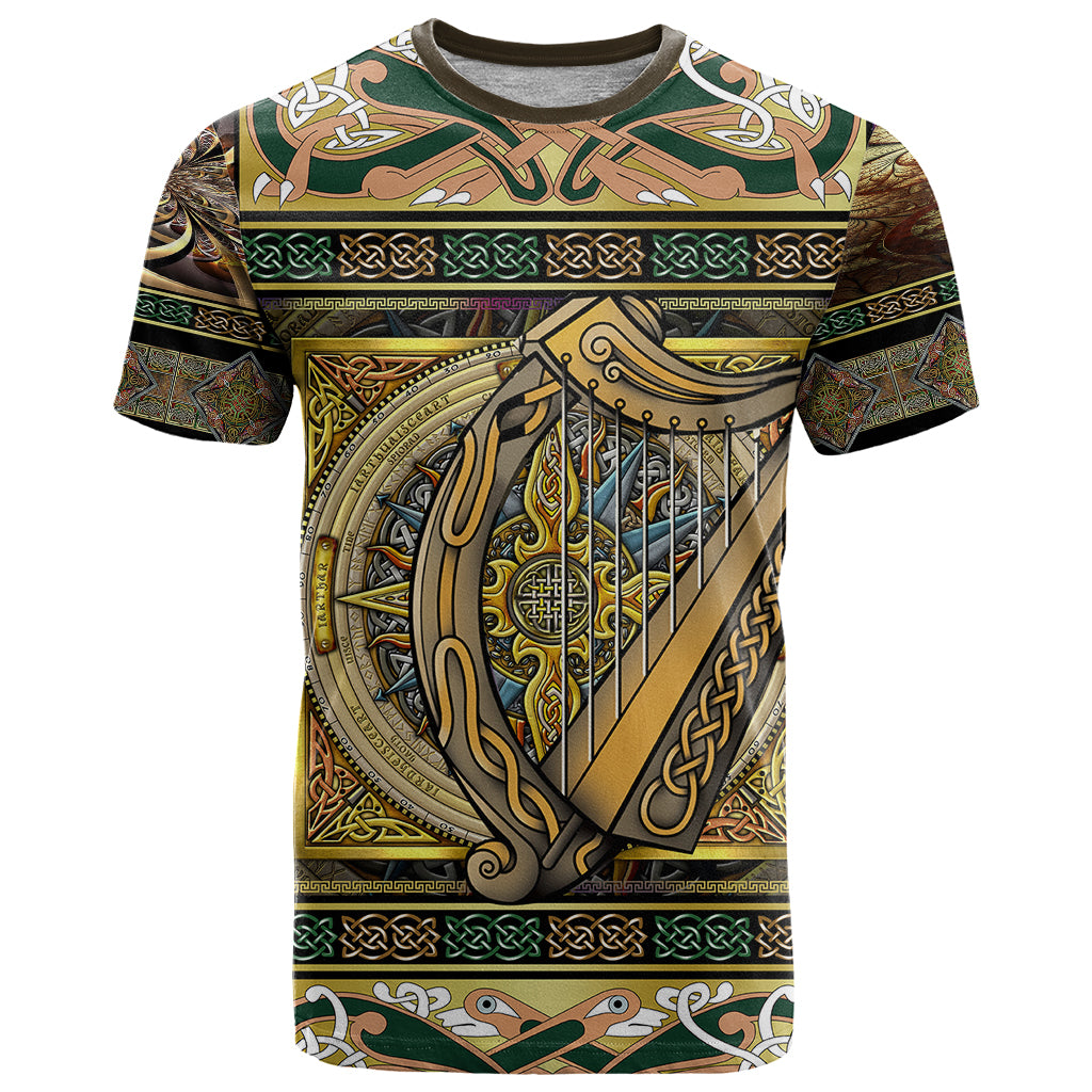 Ireland Shamrock T Shirt Celtic Knot Traditional Irish Symbol - Wonder Print Shop