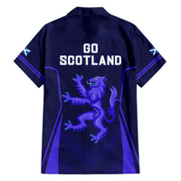 Scotland Rugby Family Matching Summer Maxi Dress and Hawaiian Shirt Scottish Thistle World Cup 2023 - Wonder Print Shop
