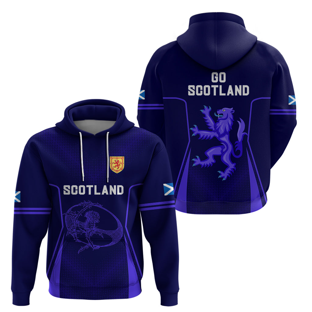 Scotland Rugby Hoodie Scottish Thistle World Cup 2023 - Wonder Print Shop
