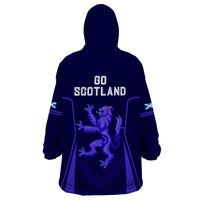 Scotland Rugby Wearable Blanket Hoodie Scottish Thistle World Cup 2023 - Wonder Print Shop