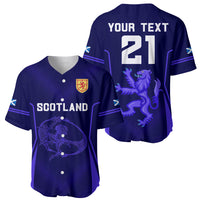 Custom Scotland Rugby Baseball Jersey Scottish Thistle World Cup 2023 LT9 - Wonder Print Shop