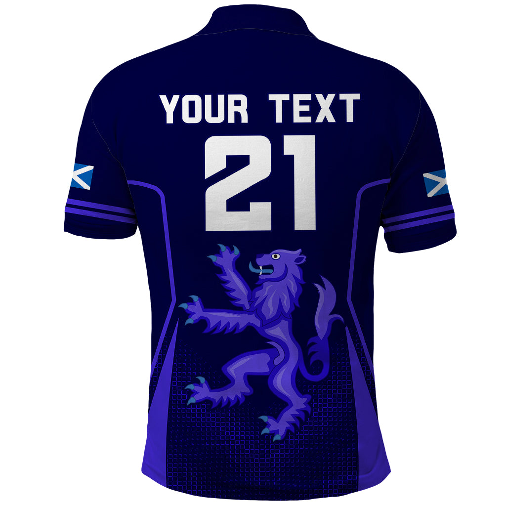 Custom Scotland Rugby Polo Shirt Scottish Thistle World Cup 2023 - Wonder Print Shop