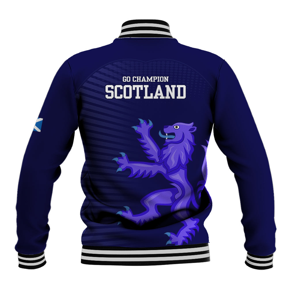 Scotland Rugby Baseball Jacket Go Scottish World Cup Sporty Style LT9 - Wonder Print Shop