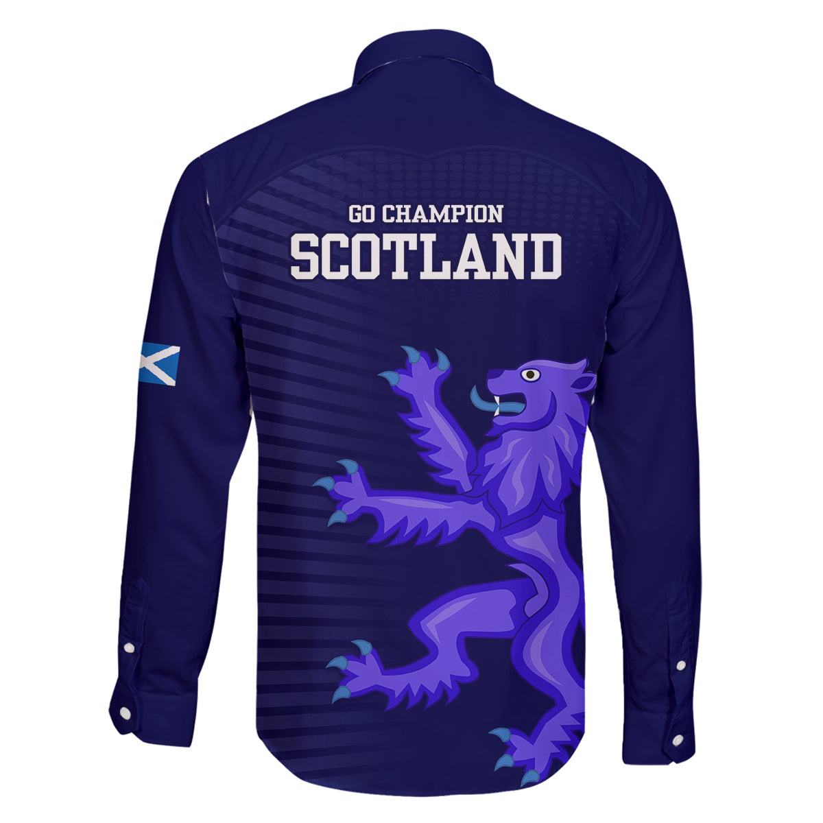 Scotland Rugby Family Matching Off Shoulder Long Sleeve Dress and Hawaiian Shirt Go Scottish World Cup Sporty Style - Wonder Print Shop