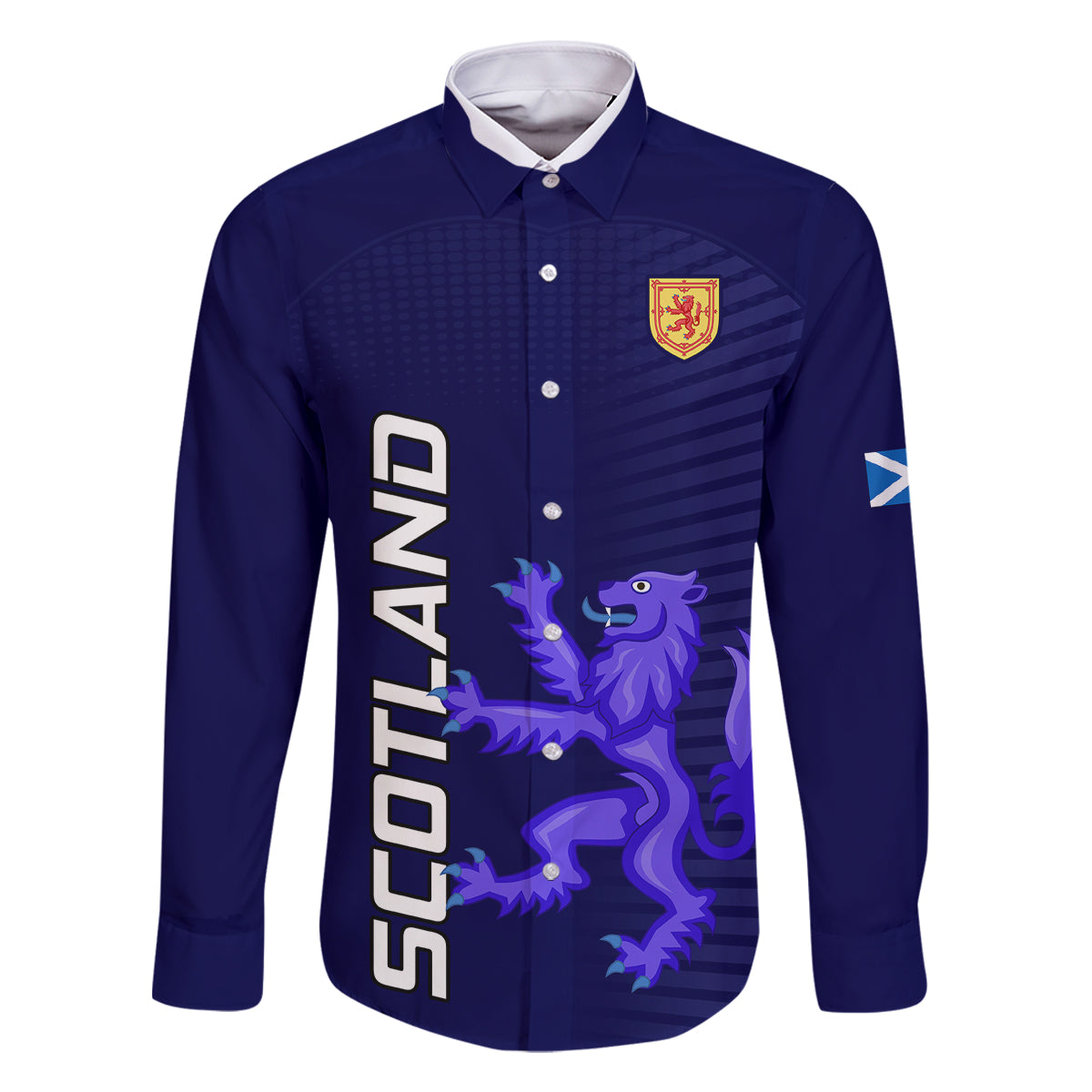 Scotland Rugby Family Matching Off Shoulder Short Dress and Hawaiian Shirt Go Scottish World Cup Sporty Style LT9 - Wonder Print Shop
