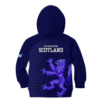 Scotland Rugby Kid Hoodie Go Scottish World Cup Sporty Style - Wonder Print Shop