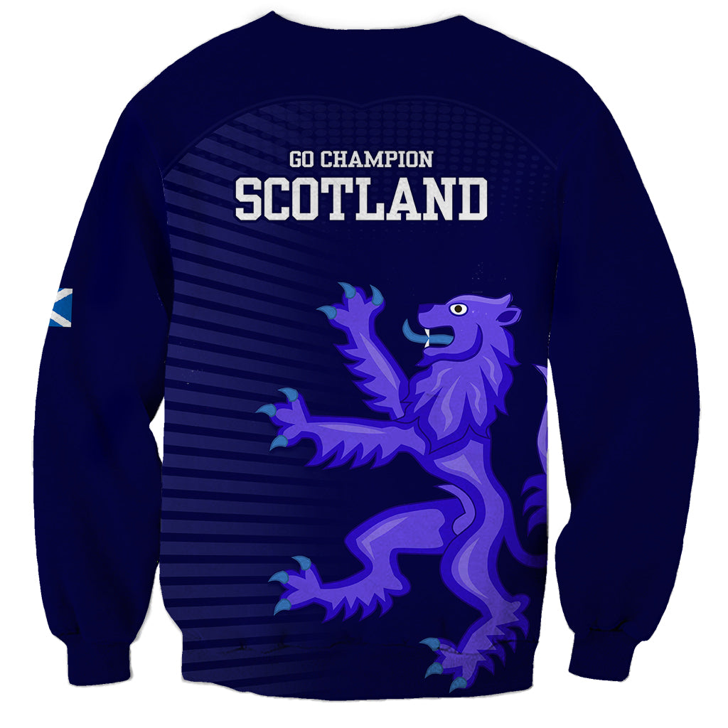 Scotland Rugby Sweatshirt Go Scottish World Cup Sporty Style - Wonder Print Shop
