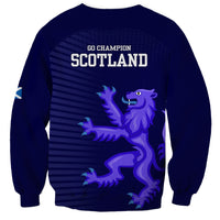 Scotland Rugby Sweatshirt Go Scottish World Cup Sporty Style - Wonder Print Shop