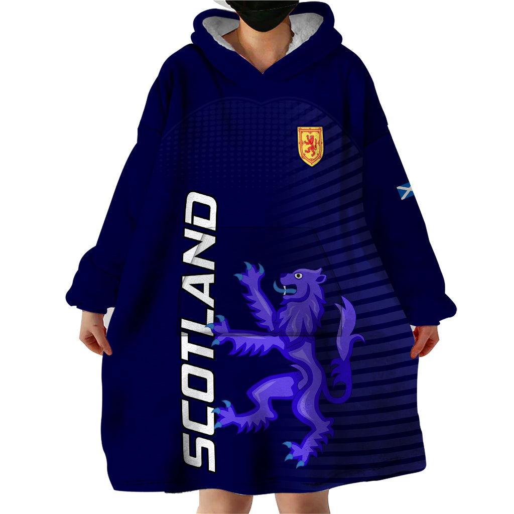 Scotland Rugby Wearable Blanket Hoodie Go Scottish World Cup Sporty Style - Wonder Print Shop