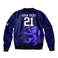 Custom Scotland Rugby Bomber Jacket Go Scottish World Cup Sporty Style LT9 - Wonder Print Shop
