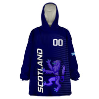 Custom Scotland Rugby Wearable Blanket Hoodie Go Scottish World Cup Sporty Style - Wonder Print Shop