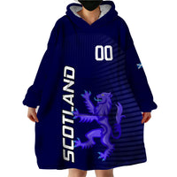 Custom Scotland Rugby Wearable Blanket Hoodie Go Scottish World Cup Sporty Style - Wonder Print Shop