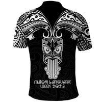 New Zealand Te Reo Maori Polo Shirt Kia Kaha Maori Language Week Black Style - Wonder Print Shop