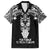 Personalised New Zealand Te Reo Maori Hawaiian Shirt Kia Kaha Maori Language Week Black Style LT9
