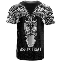 Personalised New Zealand Te Reo Maori T Shirt Kia Kaha Maori Language Week Black Style - Wonder Print Shop