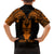 Personalised New Zealand Te Reo Maori Kid Hawaiian Shirt Kia Kaha Maori Language Week Gold Style - Wonder Print Shop