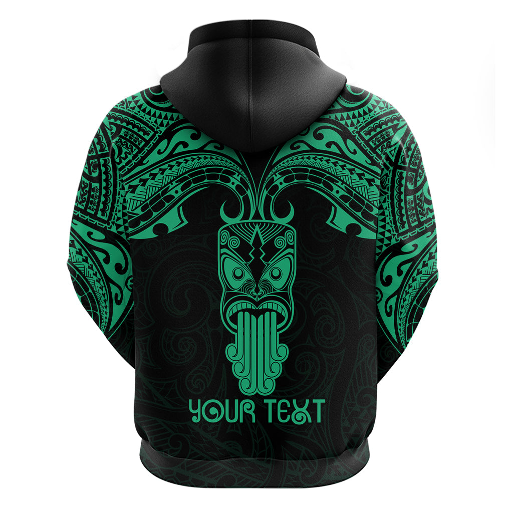 Personalised New Zealand Te Reo Maori Hoodie Kia Kaha Maori Language Week Green Style - Wonder Print Shop