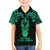 Personalised New Zealand Te Reo Maori Kid Hawaiian Shirt Kia Kaha Maori Language Week Green Style - Wonder Print Shop