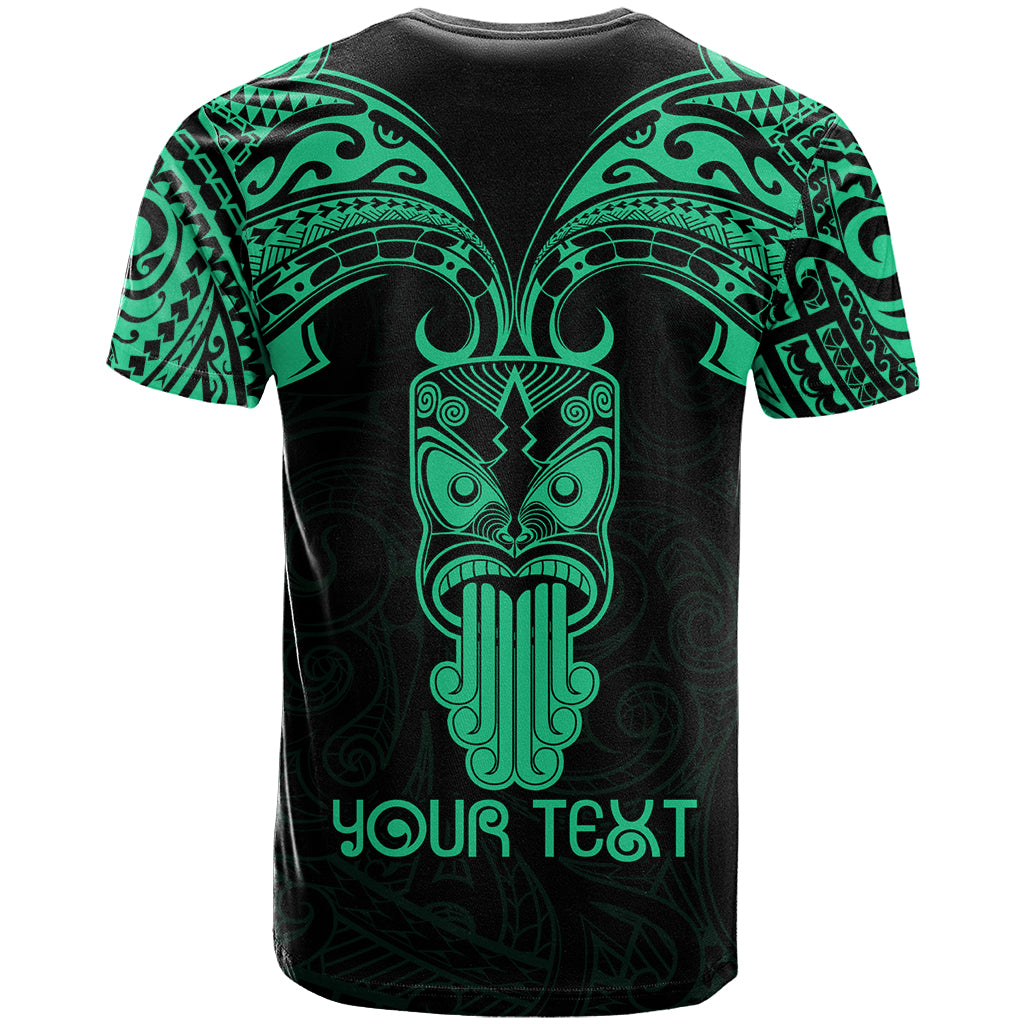 Personalised New Zealand Te Reo Maori T Shirt Kia Kaha Maori Language Week Green Style - Wonder Print Shop