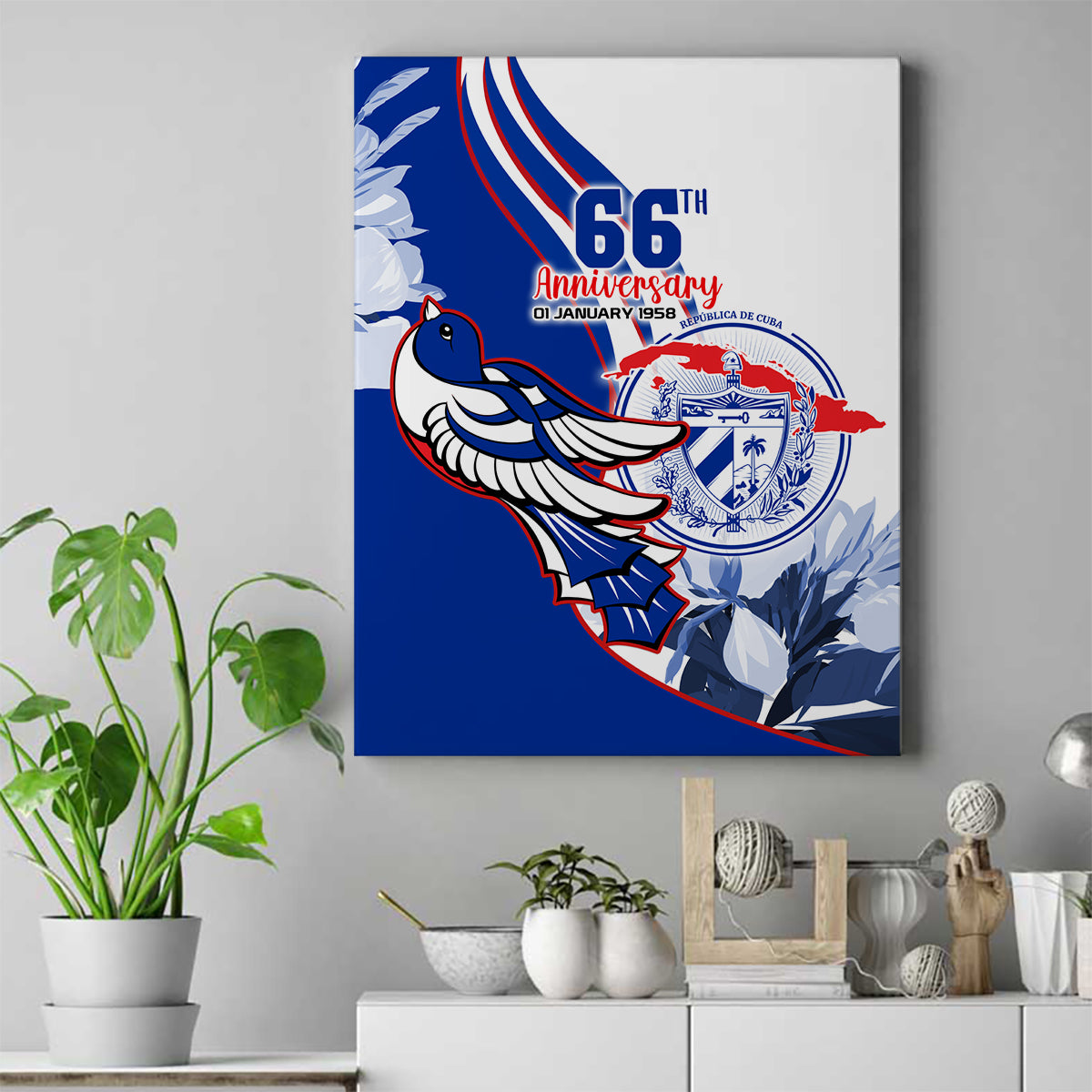 Cuba Triumph of the Revolution Personalized Canvas Wall Art Freedom And Liberty LT9 - Wonder Print Shop