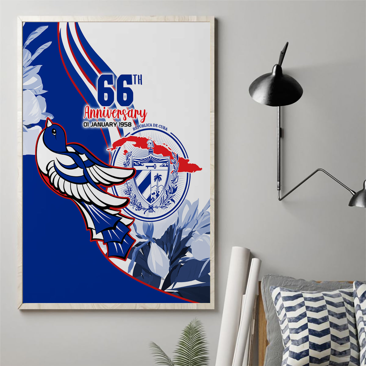 Cuba Triumph of the Revolution Personalized Canvas Wall Art Freedom And Liberty LT9 - Wonder Print Shop