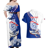 Cuba Triumph of the Revolution Personalized Couples Matching Off Shoulder Maxi Dress and Hawaiian Shirt Freedom And Liberty LT9 - Wonder Print Shop