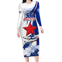 Cuba Triumph of the Revolution Personalized Family Matching Long Sleeve Bodycon Dress and Hawaiian Shirt Freedom And Liberty LT9 - Wonder Print Shop