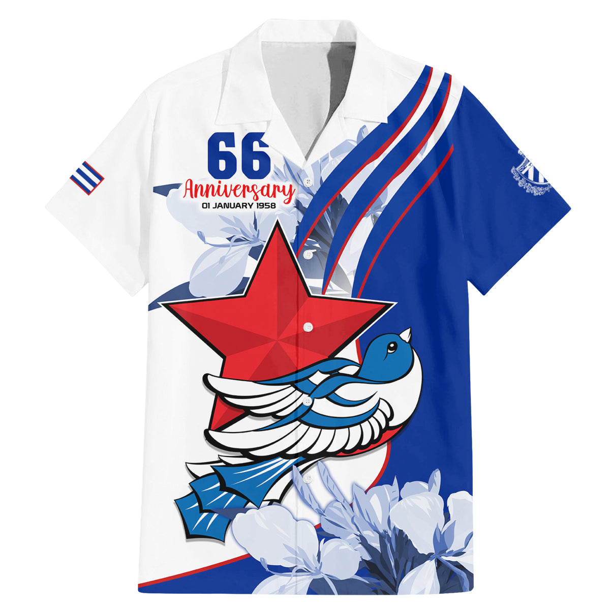 Cuba Triumph of the Revolution Personalized Family Matching Mermaid Dress and Hawaiian Shirt Freedom And Liberty LT9 - Wonder Print Shop