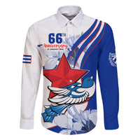 Cuba Triumph of the Revolution Personalized Family Matching Off Shoulder Long Sleeve Dress and Hawaiian Shirt Freedom And Liberty - Wonder Print Shop