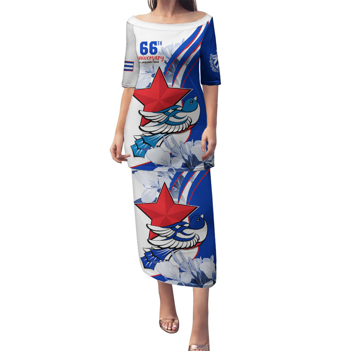 Cuba Triumph of the Revolution Personalized Family Matching Puletasi Dress and Hawaiian Shirt Freedom And Liberty - Wonder Print Shop