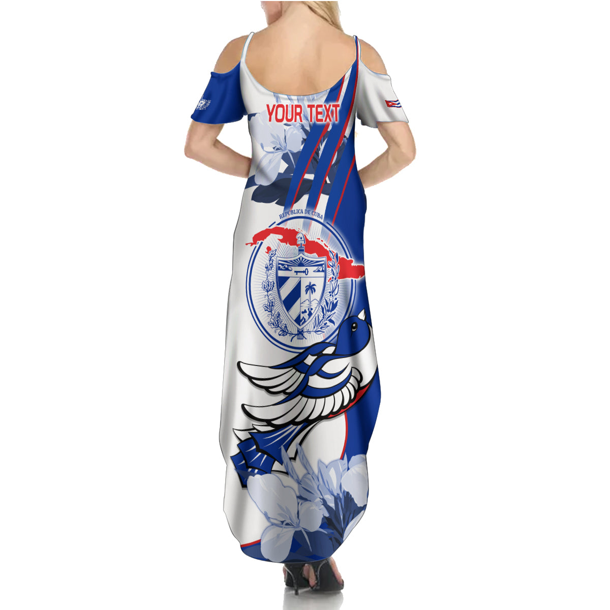 Cuba Triumph of the Revolution Personalized Family Matching Summer Maxi Dress and Hawaiian Shirt Freedom And Liberty - Wonder Print Shop