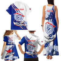 Cuba Triumph of the Revolution Personalized Family Matching Tank Maxi Dress and Hawaiian Shirt Freedom And Liberty - Wonder Print Shop