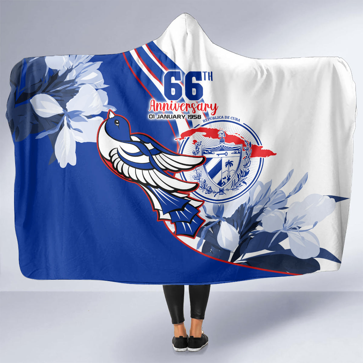 cuba-triumph-of-the-revolution-personalized-hooded-blanket-freedom-and-liberty