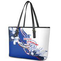 Cuba Triumph of the Revolution Personalized Leather Tote Bag Freedom And Liberty - Wonder Print Shop