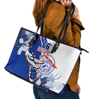 Cuba Triumph of the Revolution Personalized Leather Tote Bag Freedom And Liberty - Wonder Print Shop