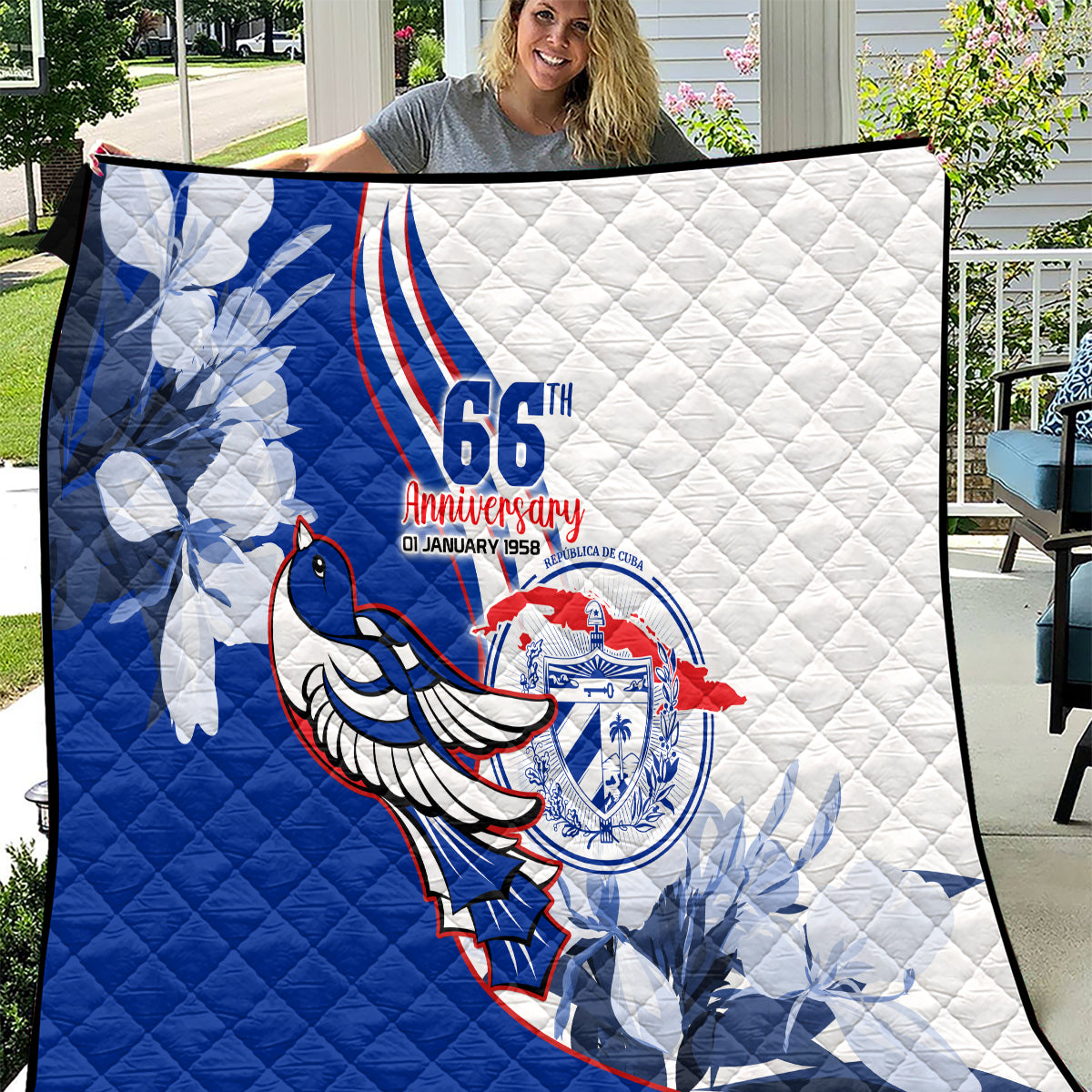 Cuba Triumph of the Revolution Personalized Quilt Freedom And Liberty - Wonder Print Shop