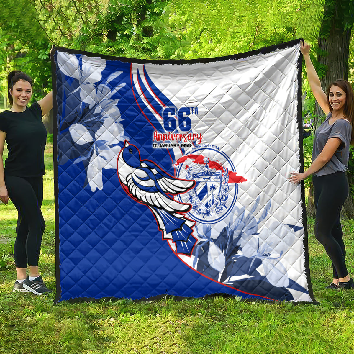Cuba Triumph of the Revolution Personalized Quilt Freedom And Liberty - Wonder Print Shop