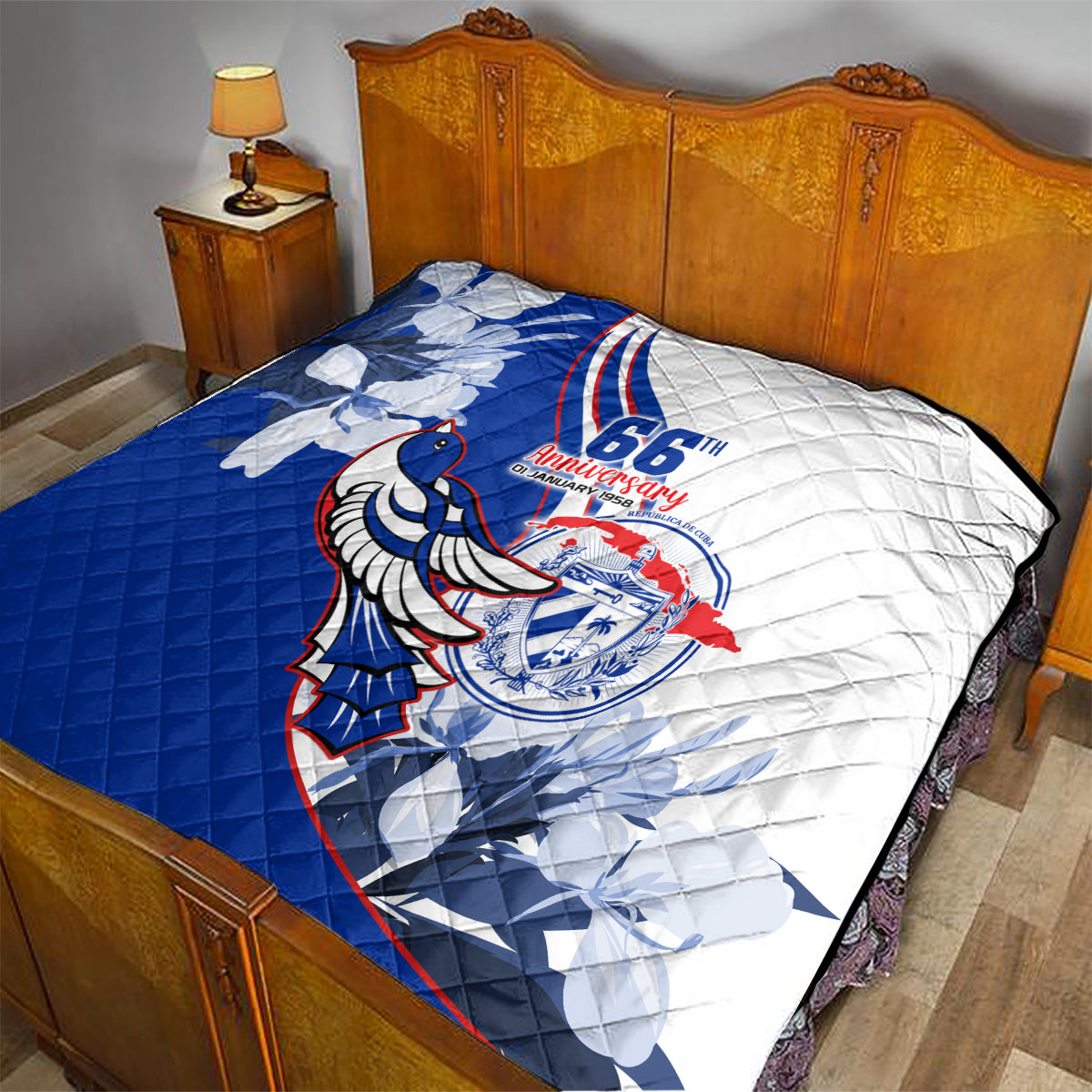 Cuba Triumph of the Revolution Personalized Quilt Freedom And Liberty - Wonder Print Shop