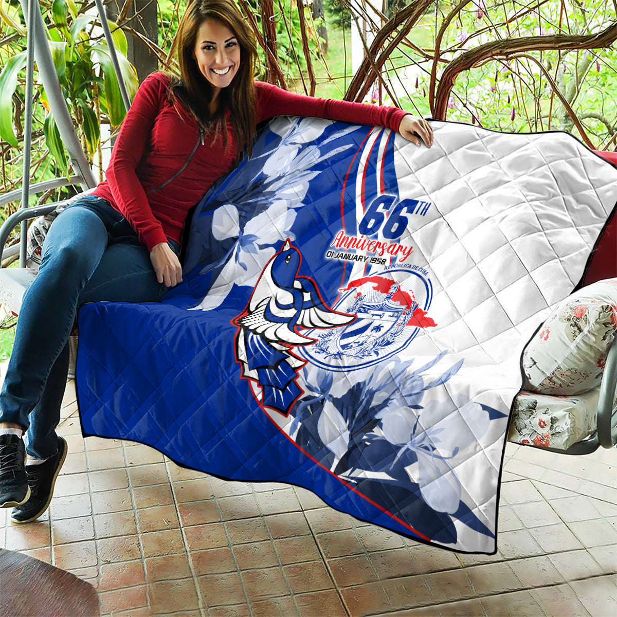 Cuba Triumph of the Revolution Personalized Quilt Freedom And Liberty - Wonder Print Shop