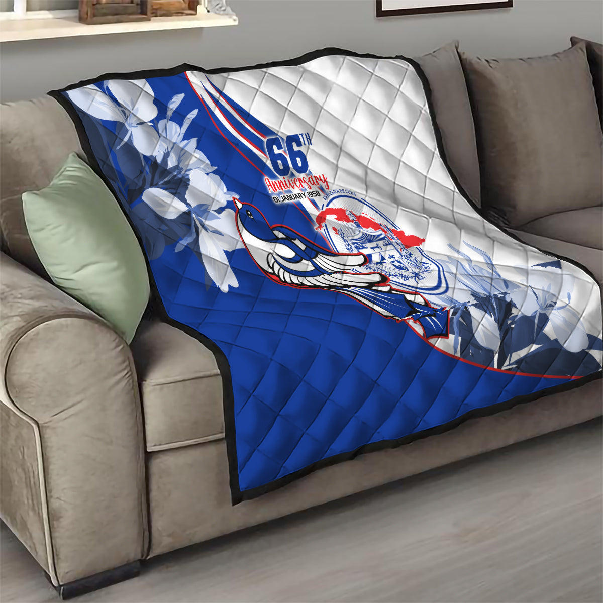 Cuba Triumph of the Revolution Personalized Quilt Freedom And Liberty - Wonder Print Shop