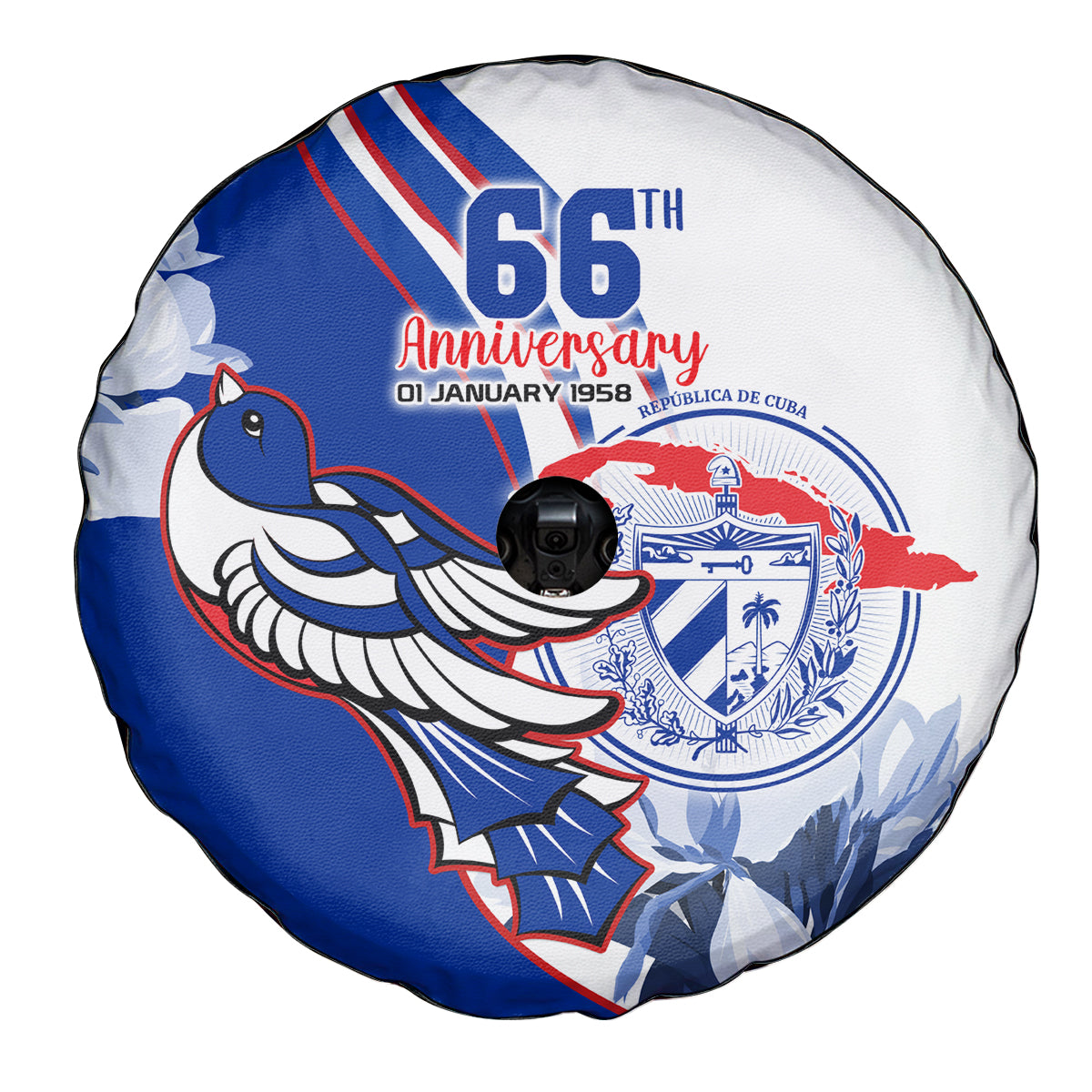 Cuba Triumph of the Revolution Personalized Spare Tire Cover Freedom And Liberty - Wonder Print Shop