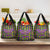 Mardi Gras Glitter Mask with Fleur-de-lis Grocery Bag