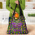 Mardi Gras Glitter Mask with Fleur-de-lis Grocery Bag