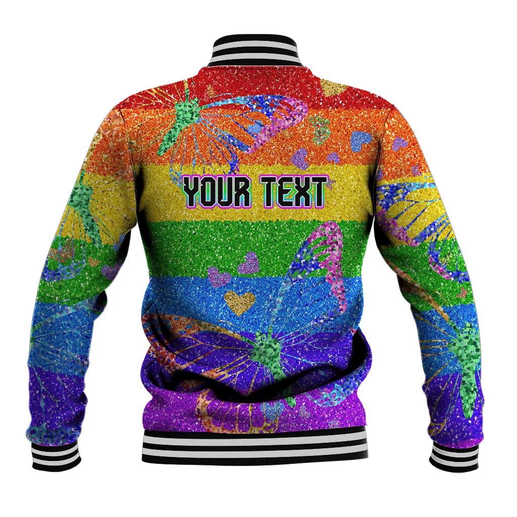 Sydney Mardi Gras Personalized Baseball Jacket Pride Rainbow Glitter Colorful Style LT9 - Wonder Print Shop