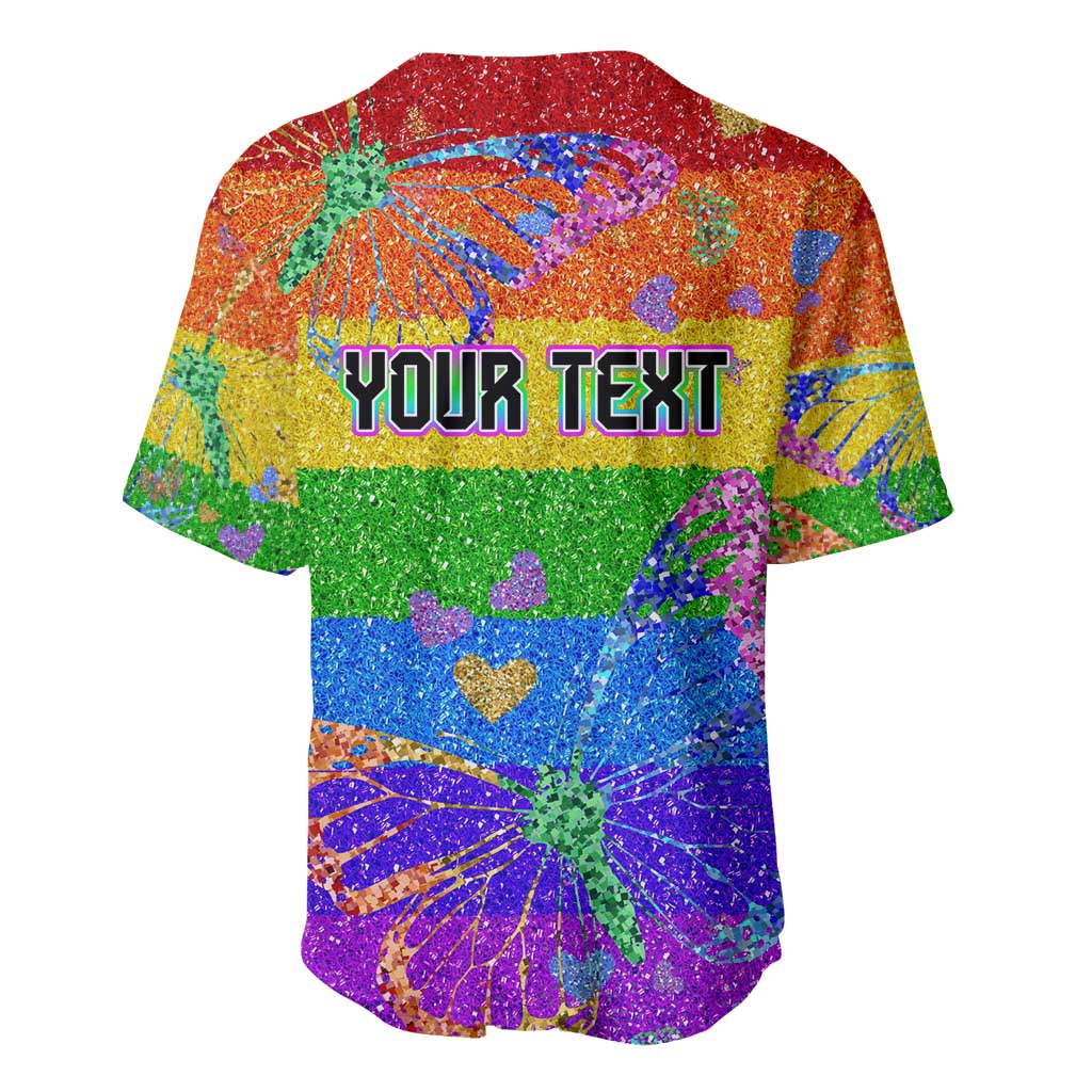 Sydney Mardi Gras Personalized Baseball Jersey Pride Rainbow Glitter Colorful Style LT9 - Wonder Print Shop