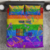 Sydney Mardi Gras Personalized Bedding Set Pride Rainbow Glitter Colorful Style LT9 - Wonder Print Shop