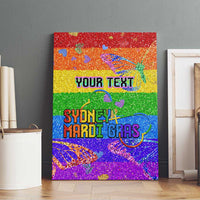 Sydney Mardi Gras Personalized Canvas Wall Art Pride Rainbow Glitter Colorful Style LT9 - Wonder Print Shop